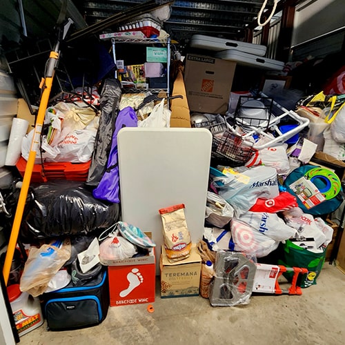 Storage Unit Full of Random Household Items